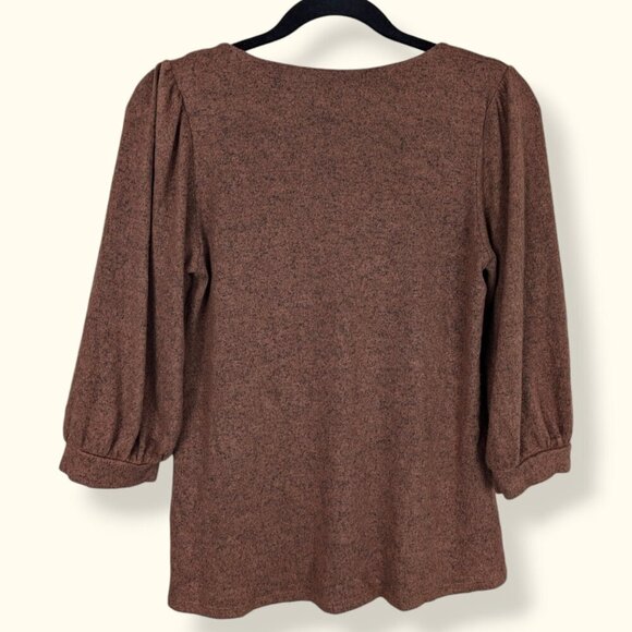 Monteau Soft 3/4 Sleeve Blouse - Picture 5 of 7